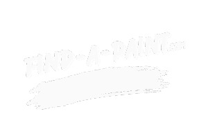 Find-a-Paint Logo (white on blue)